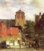 European city landscape, street landsacpe, construction, frontstore, building and architecture. 164 unknow artist